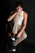 Teenager relaxing