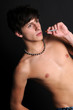 Smoking teenager