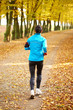 Female jogger in the park
