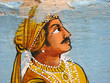 Inde - fresque au Rajasthan (Udaipur)