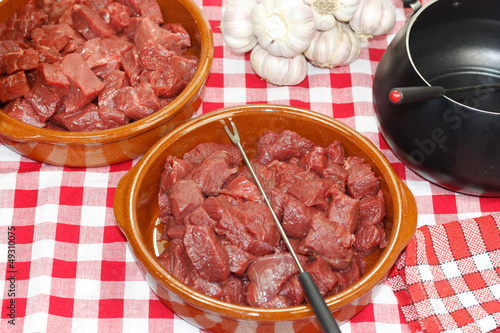 Photo: fondue bourguignonne fondue bourguignonne