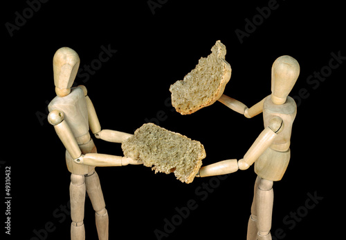 Photo: Brot teilen Brot teilen