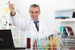 scientist making tests in the lab