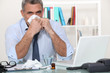 Poorly businessman