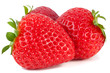 Strawberries on white background_IV