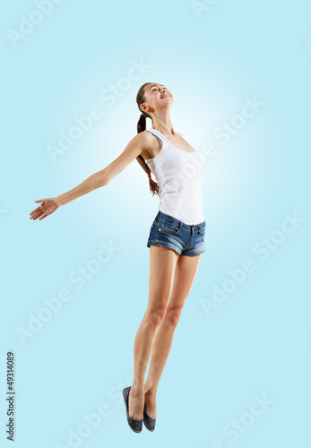 Photo: Modern style dancer posing Modern style dancer posing