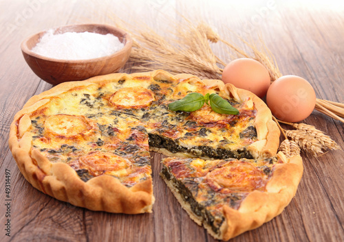 Photo: spinach quiche spinach quiche
