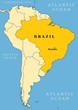 Brazil locator map