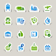 Paper Cut - Logistic and Shipping icons