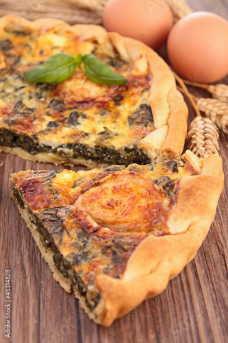Photo: spinach quiche spinach quiche