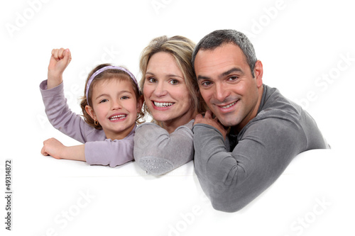 Photo: Portrait of a happy family Portrait of a happy family