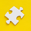 Jig Saw Puzzle - One Piece on Yellow
