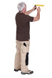 craftsman taking measurements