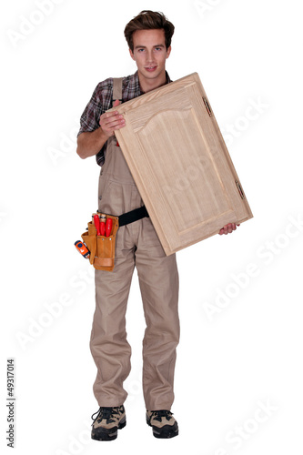 Photo: Joiner with cabinet door Joiner with cabinet door
