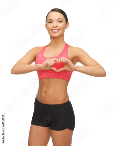 Photo: beautiful sporty woman beautiful sporty woman