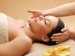 beautiful woman in massage salon
