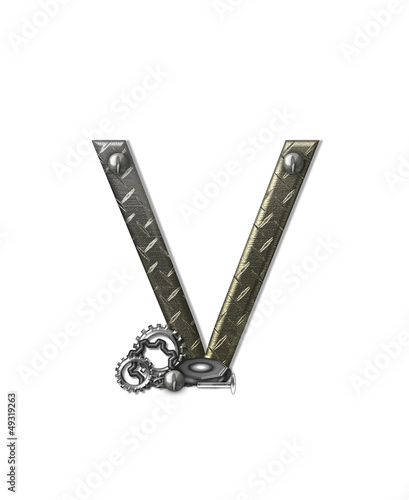 Illustration: Alphabet Metal Shop V Alphabet Metal Shop V