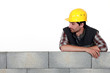 Mason supported wall