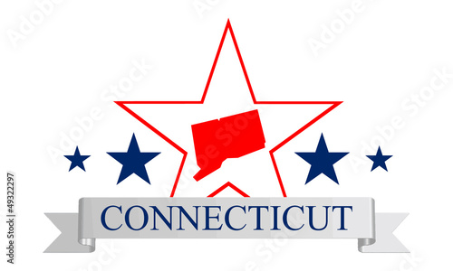 Vector: Connecticut star Connecticut star