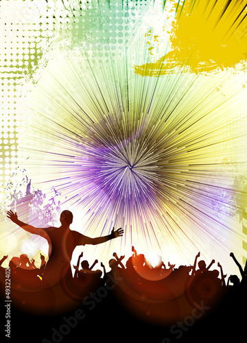Illustration: Dancing people Dancing people