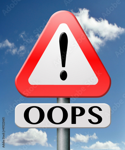 Illustration: oops oops