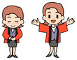 The woman who wore a happi coat