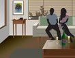 Vector: interior,room,relax interior,room,relax
