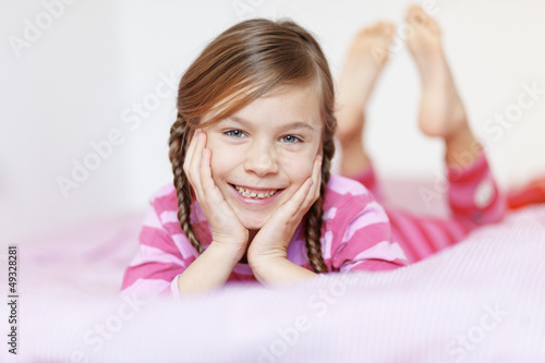 Photo: Girl in the bed Girl in the bed