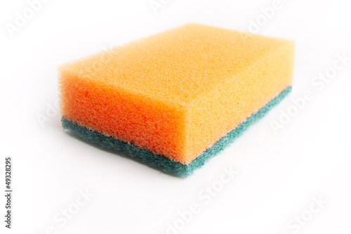 Photo: cleaning sponge for economic work and washer dishes cleaning sponge for economic work and washer dishes