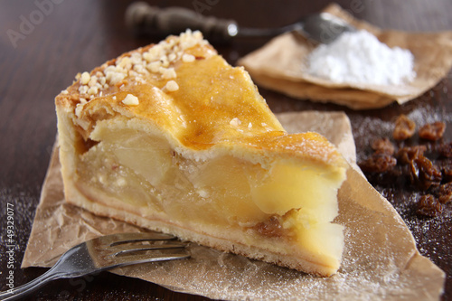 Photo: klassischer gedeckter apfelkuchen klassischer gedeckter apfelkuchen