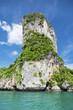 Beauty limestone rock in the sea