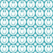 Seamless pattern with smiling faces
