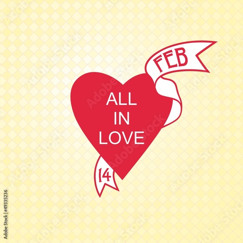 Vector: Just a beautiful Valentine card Just a beautiful Valentine card
