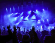 Photo: Silhouettes of people and musicians Silhouettes of people and musicians