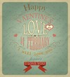 Valentine's Day type text calligraphic Valentine's headline