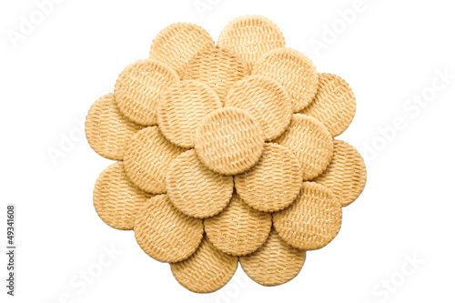 Photo: cookies on the white background cookies on the white background