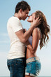 the guy holding the girlfriend