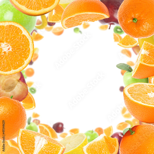 Photo: Fruits frame Fruits frame