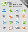 Stickers - Love and Dating icons
