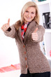 Photo: Beautiful middleaged woman at home Beautiful middleaged woman at home
