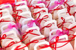 Colorful baptism favors