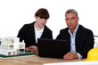 Architect and young colleague