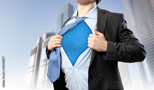 Photo: Young superhero businessman Young superhero businessman