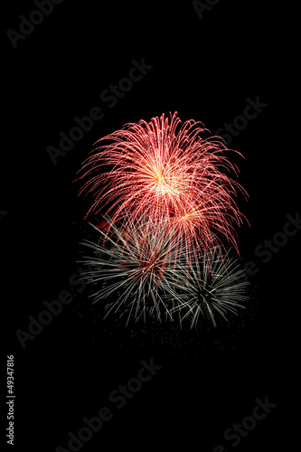 Photo: brightly colorful fireworks brightly colorful fireworks