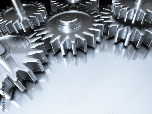 Illustration: gears background gears background