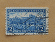Prague mail stamp