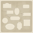 Vector Set: Price tag and label