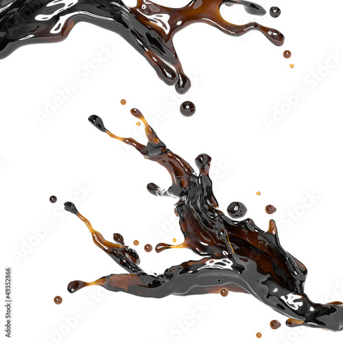  dynamic brown liquid drink splash