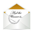 Award winner envelope concept