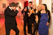 Photographer taking photo of group